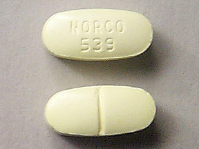 Norco Hydrocodone 539 5mg/325mg