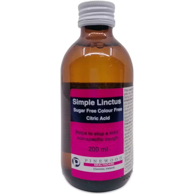 Pinewood Codeine Linctus 200ML Sugar Free